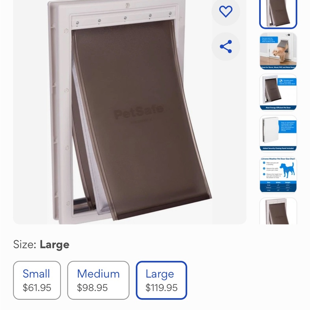 PetSafe Large Brown Pet Door